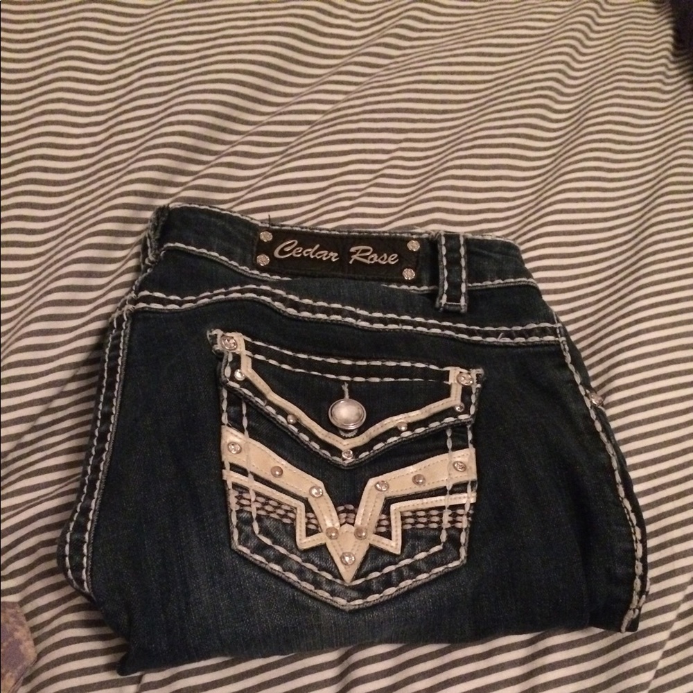 Cedar rose jeans like brand new